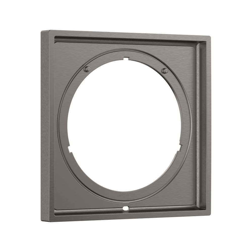 hansgrohe Shower Select Comfort E Verlängerungsrosette eckig 5mm, Schwarz/Chrom geb... HANSGROHE-13612340 4059625464618 (Abb. 1)