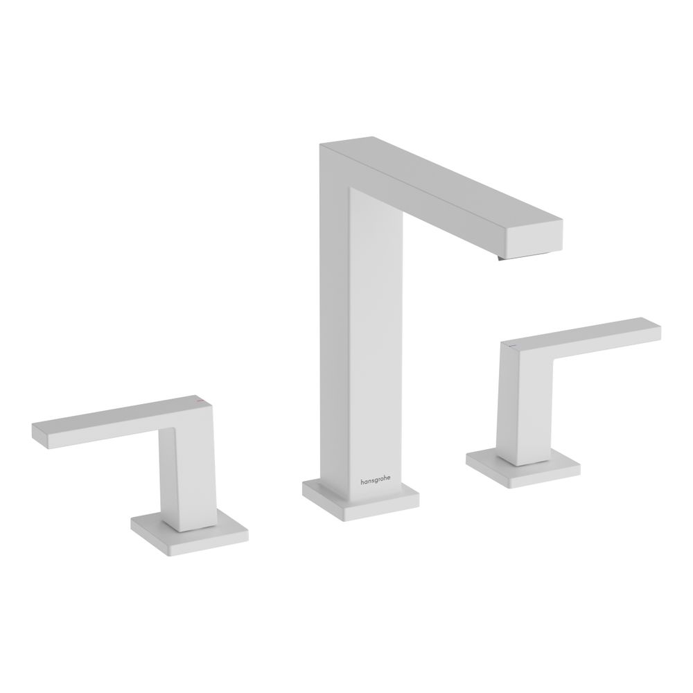 hansgrohe Tecturis E 3-Loch Waschtischarmatur 150mm 4l/min EcoSmart plus Mattweiß m... HANSGROHE-73030700 4059625483404 (Abb. 1)