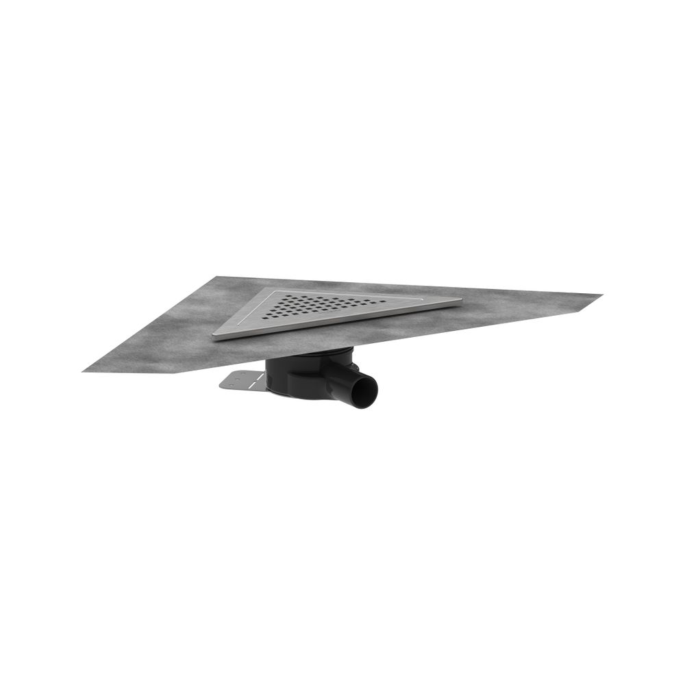 hansgrohe RainDrain Corner Komplettset Punktablauf 240x240mm, Edelstahl gebürstet... HANSGROHE-56252800 4059625489444 (Abb. 1)