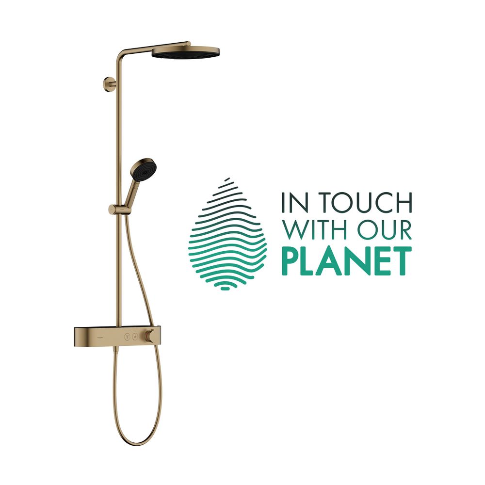 hansgrohe Pulsify S Showerpipe 260mm 1jet 7,5l/min EcoSmart Bronze gebürstet mit Sh... HANSGROHE-24221140 4059625467862 (Abb. 2)