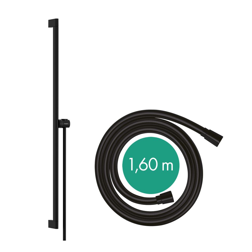Hansgrohe Unica Brausestange S Puro 90cm, Easy Slide Handbrausehalter, Isiflex Brau... HANSGROHE-24405670 4059625460627 (Abb. 2)