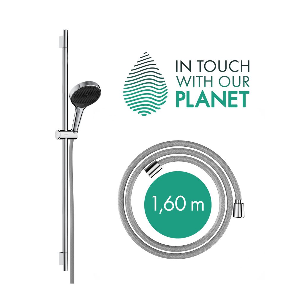 Hansgrohe Rainfinity Brauseset 130mm 8,5l/min 3jet EcoSmart, Brausestange S Puro 90... HANSGROHE-28744000 4059625488928 (Abb. 2)