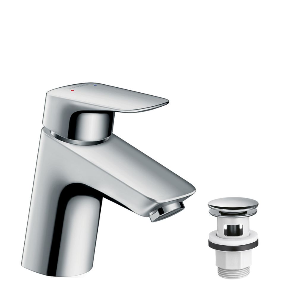 hansgrohe Logis Einhebel-Waschtischmischer 70mm 5l/min Chrom für Niederdruck/offene... HANSGROHE-71074000 4011097738673 (Abb. 2)