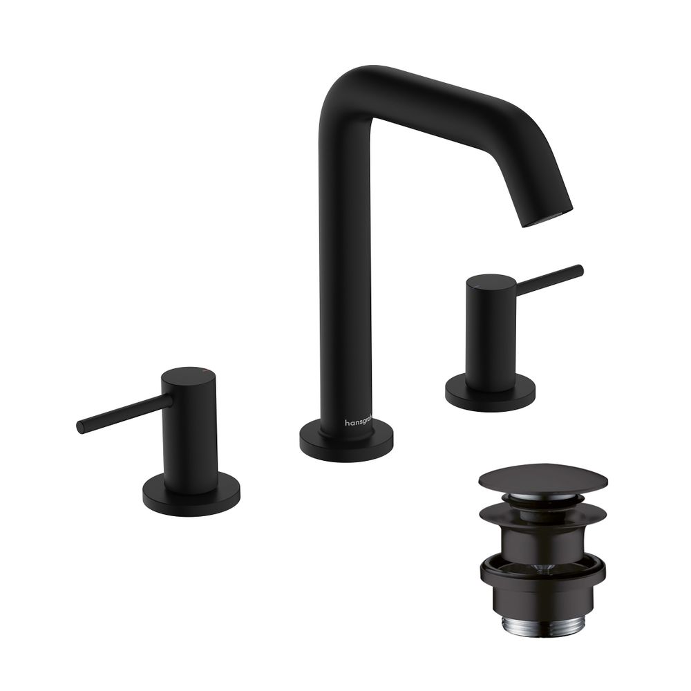 hansgrohe Tecturis S 3-Loch Waschtischarmatur 150mm 4l/min EcoSmart plus, Mattschwa... HANSGROHE-73330670 4059625470893 (Abb. 2)