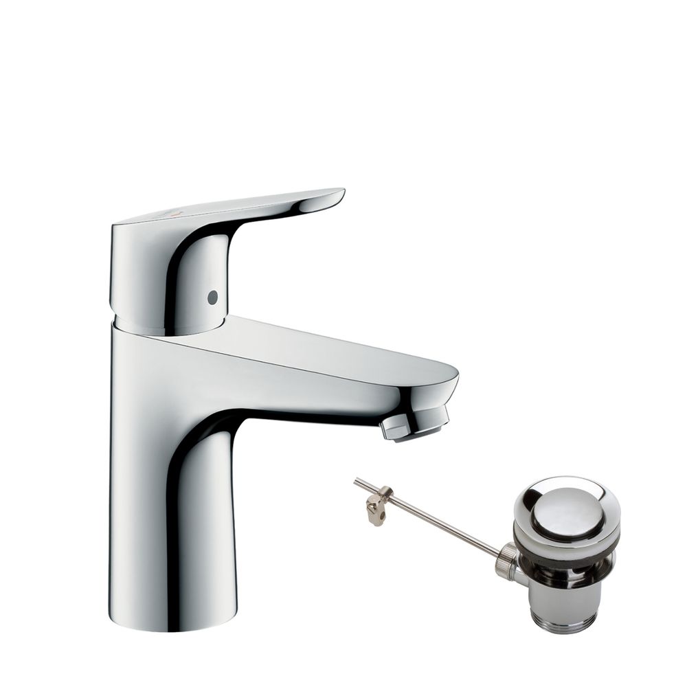 hansgrohe Focus Einhebel-Waschtischmischer 100mm 5l/min CoolStart mit Zugstangen-Ga... HANSGROHE-31621000 4011097691510 (Abb. 2)