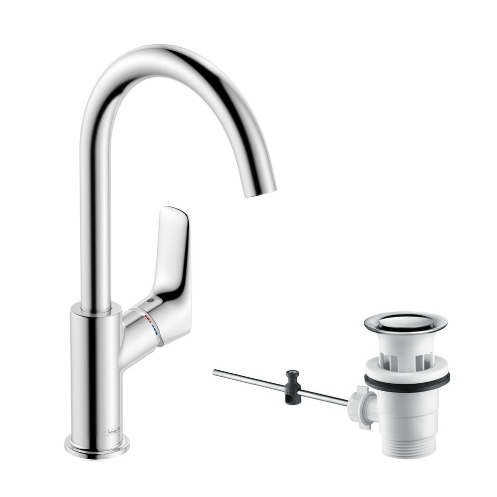 hansgrohe Logis Einhebel-Waschtischmischer 210mm 5l/min Chrom mit Schwenkauslauf un... HANSGROHE-71130000 4011097738482 (Abb. 2)