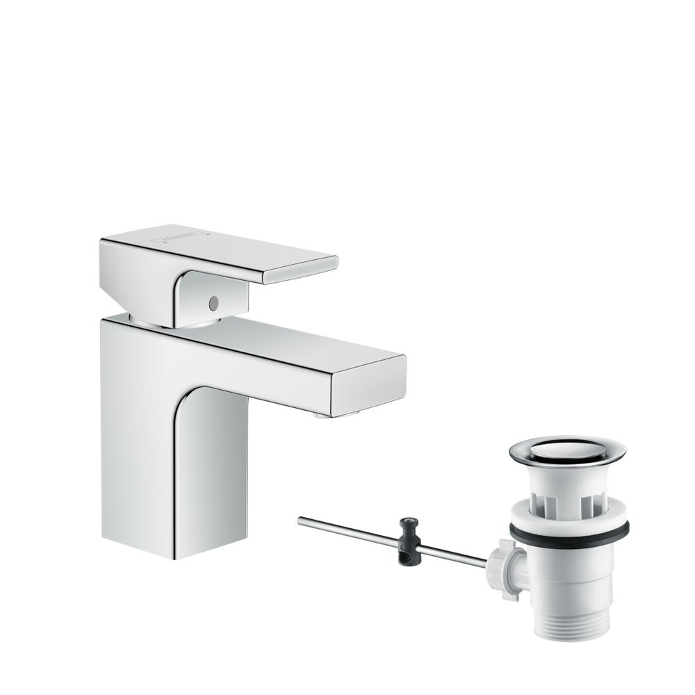 hansgrohe Vernis Shape Einhebel-Waschtischmischer 70mm 5l/min Chrom mit isolierter ... HANSGROHE-71560000 4059625321454 (Abb. 2)