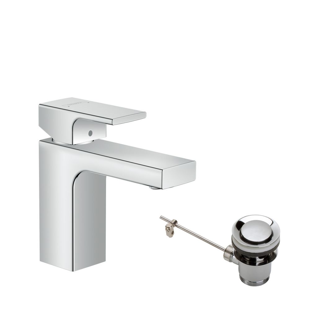 Hansgrohe Vernis Shape Einhebel-Waschtischmischer 100mm, 5l/min, isolierter Wasserf... HANSGROHE-71568000 4059625321416 (Abb. 2)