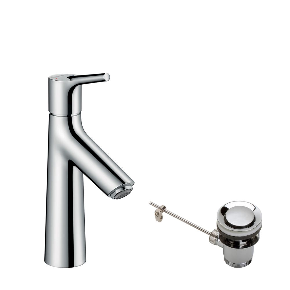 hansgrohe Talis S Einhebel-Waschtischmischer 100mm 5l/min mit Zugstangen-Garnitur, ... HANSGROHE-72020000 4011097770161 (Abb. 2)