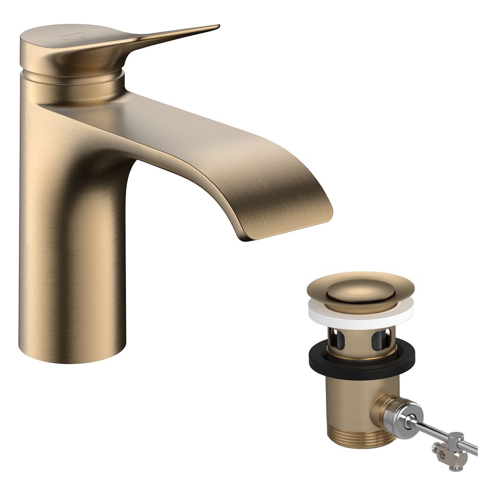 Hansgrohe Vivenis Einhebel-Waschtischmischer 80mm, 5l/min, CoolStart, Zugstangen-Ab... HANSGROHE-75014140 4059625555071 (Abb. 2)