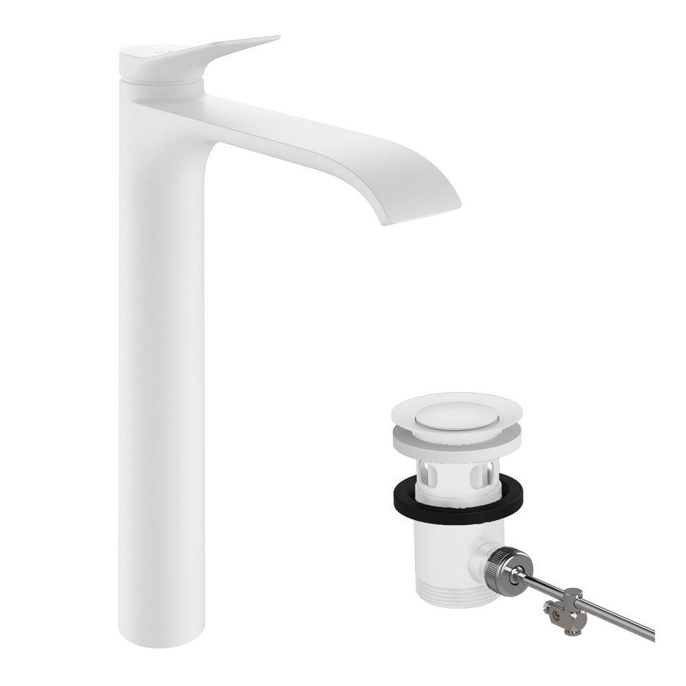 hansgrohe Vivenis Einhebel-Waschtischmischer 250mm 5l/min CoolStart Mattweiß für Au... HANSGROHE-75044700 4059625555422 (Abb. 2)