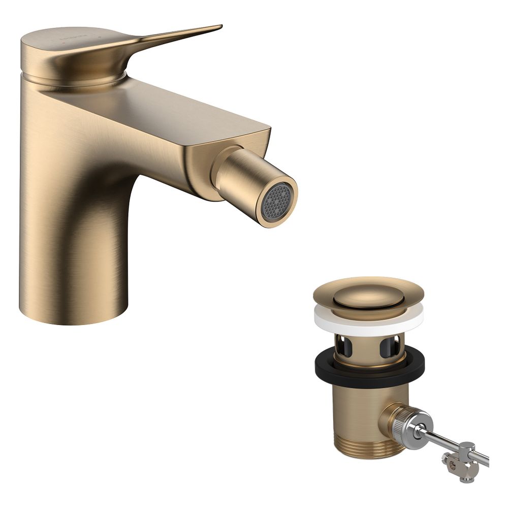 Hansgrohe Vivenis Einhebel-Bidetmischer, 7,5l/min, Zugstangen-Ablaufgarnitur, Brush... HANSGROHE-75200140 4059625554975 (Abb. 2)