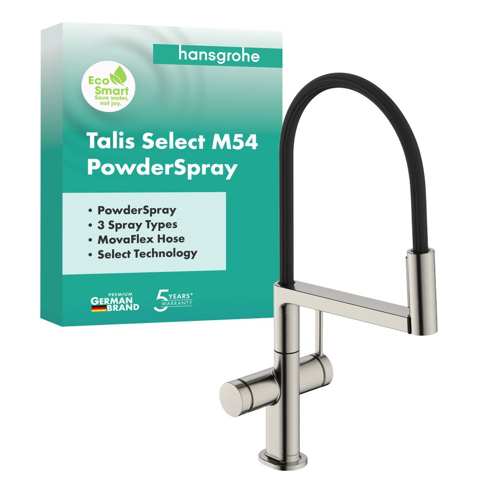 hansgrohe Talis Select M54, Einhebel-Küchenmischer 210mm 5,6l/min 3jet Edelstahl Fi... HANSGROHE-72861800 4059625565575 (Abb. 2)
