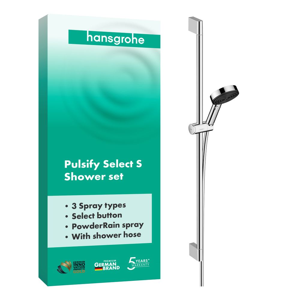 hansgrohe Pulsify Select S Brauseset 105mm 3jet Relaxation mit Brausestange 900mm 1... HANSGROHE-24170000 4059625348024 (Abb. 3)