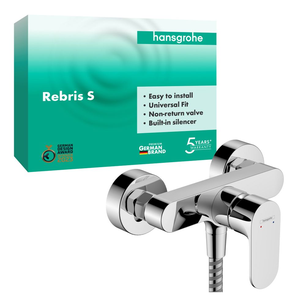 hansgrohe Rebris S Einhebel-Brausemischer Aufputz 14,9l/min, Chrom... HANSGROHE-72640000 4059625401859 (Abb. 3)