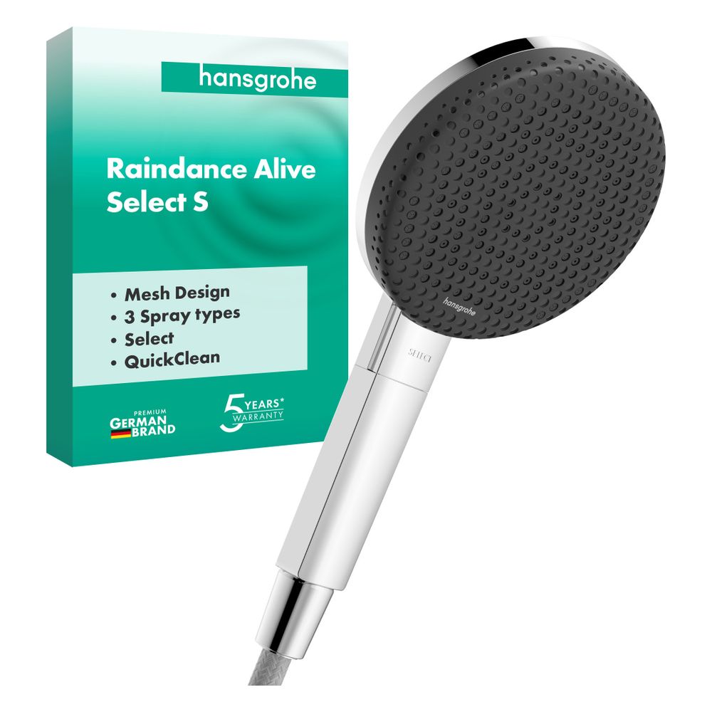 Hansgrohe Raindance Alive Select S Handbrause 125mm, 10,8l/min, 3jet, Chrom... HANSGROHE-24500000 4059625479179 (Abb. 3)