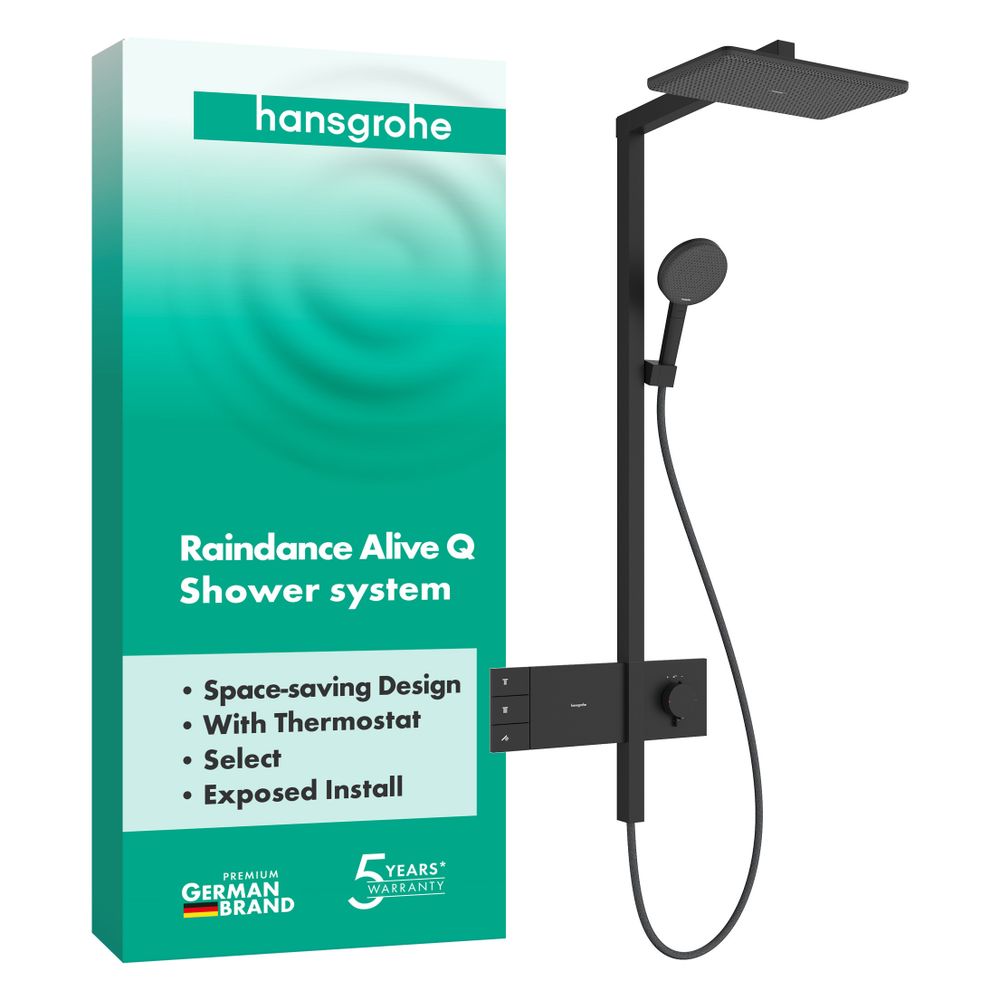 Hansgrohe Raindance Alive Q Showerpipe Duschsystem 210x340mm, 2jet, ShowerSelect Co... HANSGROHE-24590670 4059625568705 (Abb. 3)