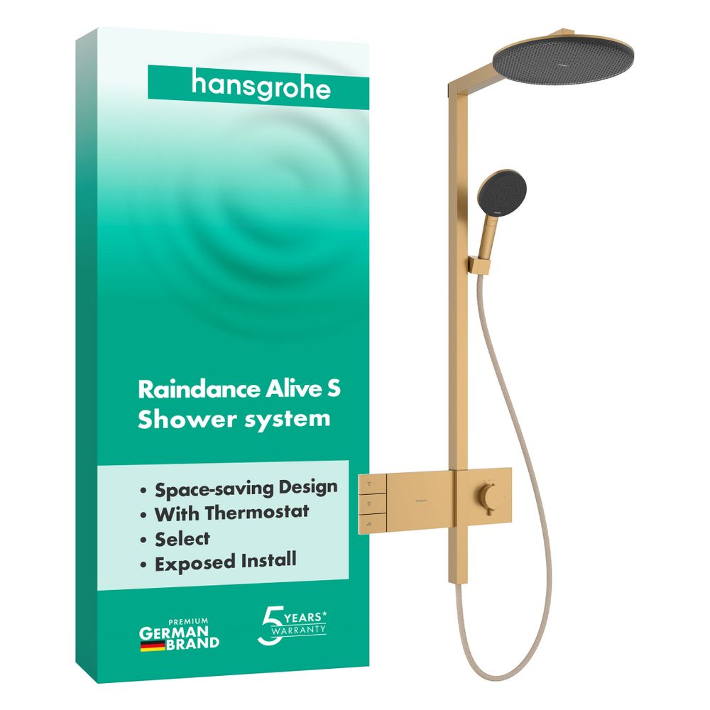 Hansgrohe Raindance Alive S Showerpipe Duschsystem 300mm, 2jet, ShowerSelect Comfor... HANSGROHE-24595140 4059625568828 (Abb. 3)