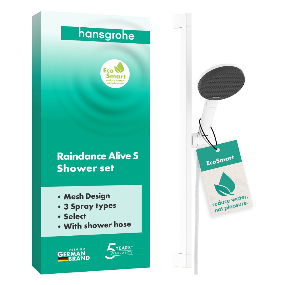 Hansgrohe Raindance Alive Select S Brauseset 125mm 7,1l/min 3jet EcoSmart, Unica E ... HANSGROHE-24600700 4059625562956 (Abb. 2)