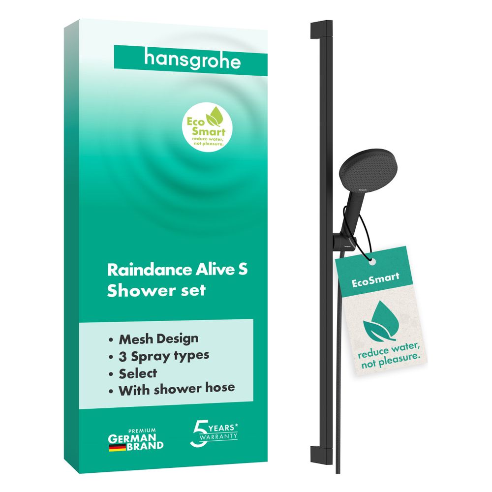 Hansgrohe Raindance Alive Select S Brauseset 125mm 7,1l/min 3jet EcoSmart, Unica E ... HANSGROHE-24601670 4059625562901 (Abb. 2)