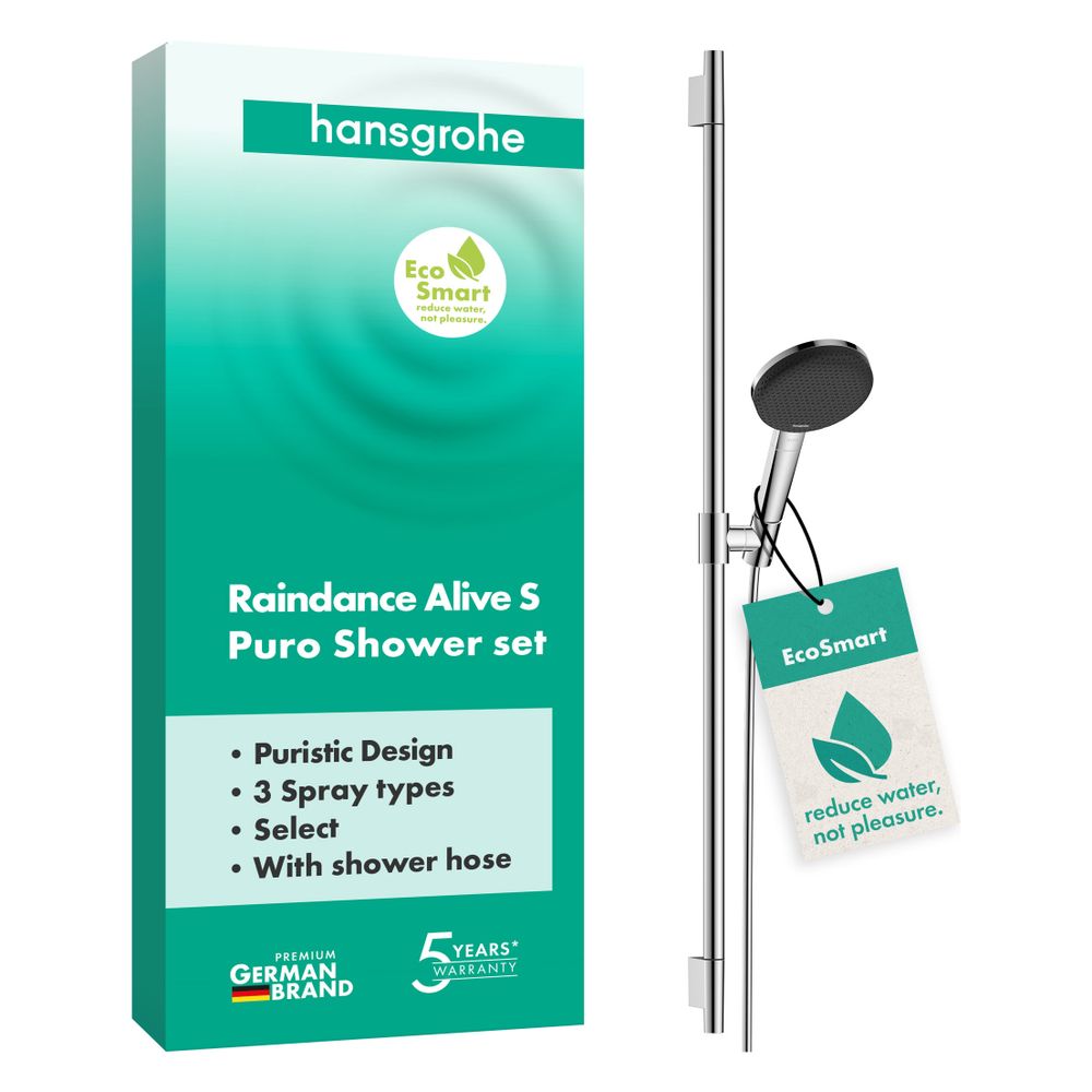 Hansgrohe Raindance Alive Select S Brauseset 125mm 7,1l/min 3jet EcoSmart, Brausest... HANSGROHE-24603000 4059625562819 (Abb. 2)