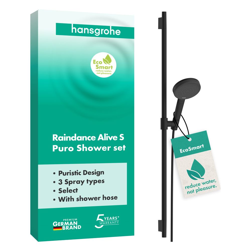 Hansgrohe Raindance Alive Select S Brauseset 125mm, 7,1l/min, 3jet EcoSmart, Brause... HANSGROHE-24603670 4059625557884 (Abb. 2)