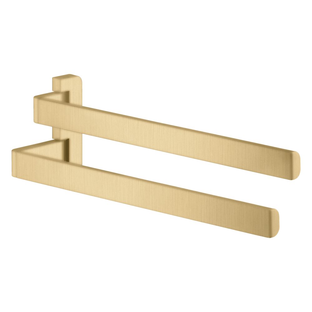 Hansgrohe AXOR Universal Softsquare Handtuchhalter zweiarmig, 409mm, Metall, Brushe... HANSGROHE-42821250 4011097824895 (Abb. 2)