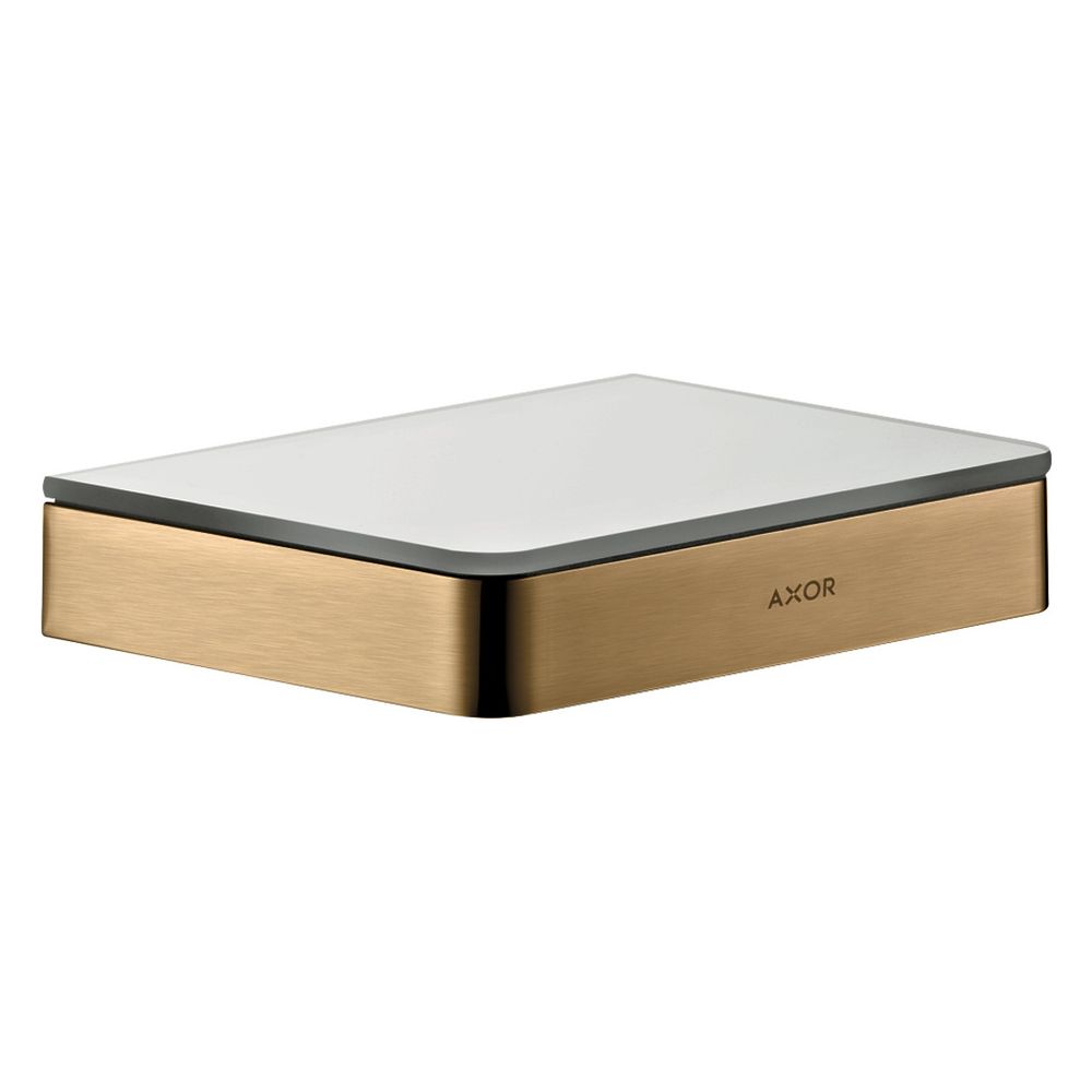 Hansgrohe AXOR Universal Softsquare Ablage 150mm, Sicherheitsglas, Brushed Bronze... HANSGROHE-42840140 4059625083734 (Abb. 2)