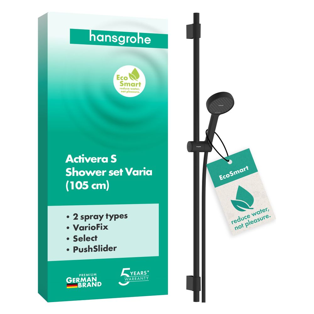Hansgrohe Activera Select S Brauseset, 2jet EcoSmart, Handbrause 95mm, Brausestange... HANSGROHE-28050670 4059625602751 (Abb. 3)