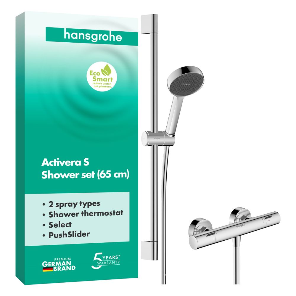 Hansgrohe Activera Select S Brausesystem Aufputz, Ecostat Fine Typ 65, Handbrause 9... HANSGROHE-28876000 4059625605875 (Abb. 2)