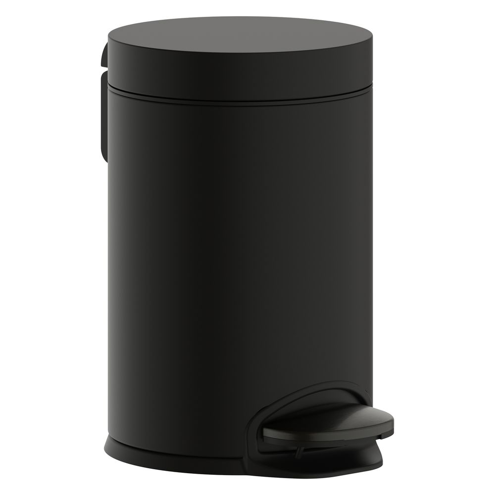 Hansgrohe AddStoris Treteimer, 3L, herausnehmbarem Einsatz, Brushed Black Chrome... HANSGROHE-41775340 4059625698327 (Abb. 2)