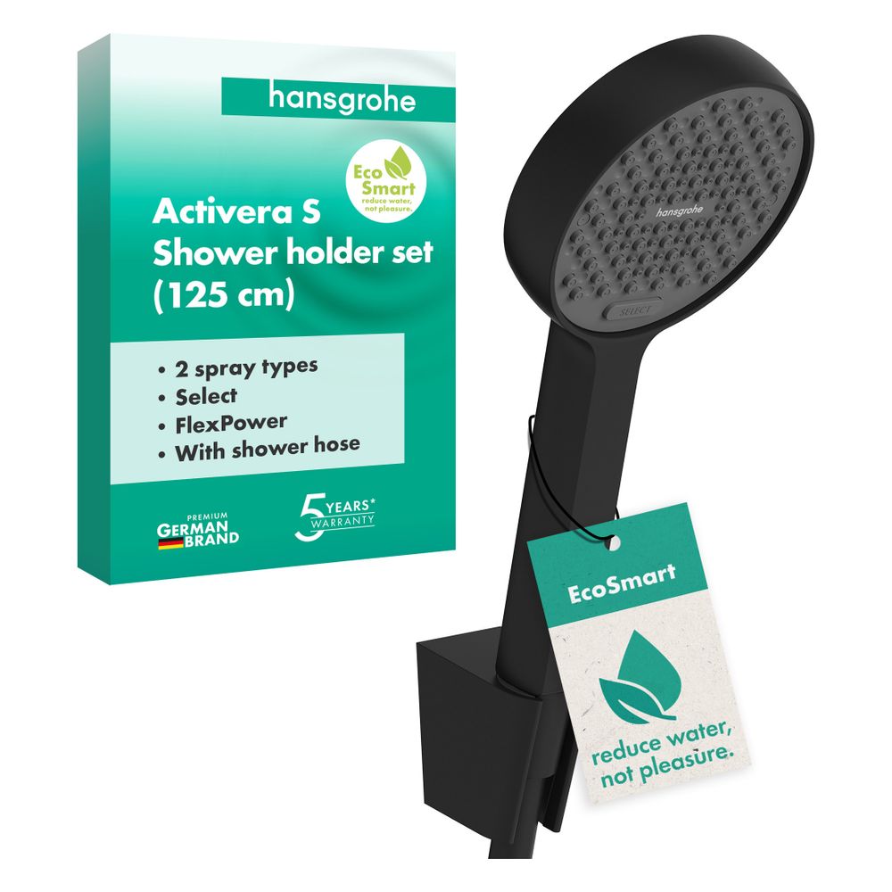 Hansgrohe Activera Select S Brausehalterset, 2jet, Handbrause, Schlauch 1250mm, Mat... HANSGROHE-28052670 4059625602737 (Abb. 2)