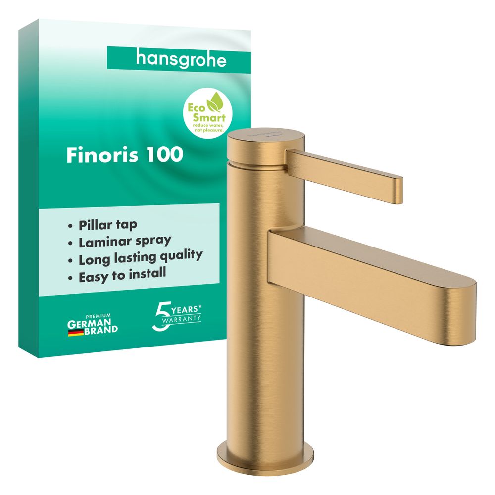 Hansgrohe Finoris Standventil 100mm, 5l/min, Hebel-Grifffür Kalt-/vorgem. Wasser oh... HANSGROHE-76013140 4059625751305 (Abb. 2)