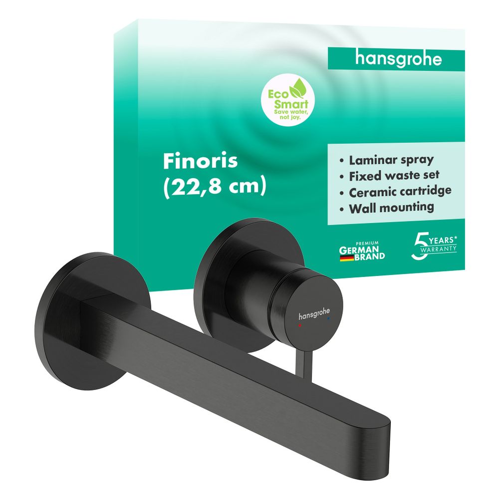 Hansgrohe Finoris Einhebel-Waschtischmischer Unterputz, 5l/min, für Wandmontage, Au... HANSGROHE-76050340 4059625751442 (Abb. 2)