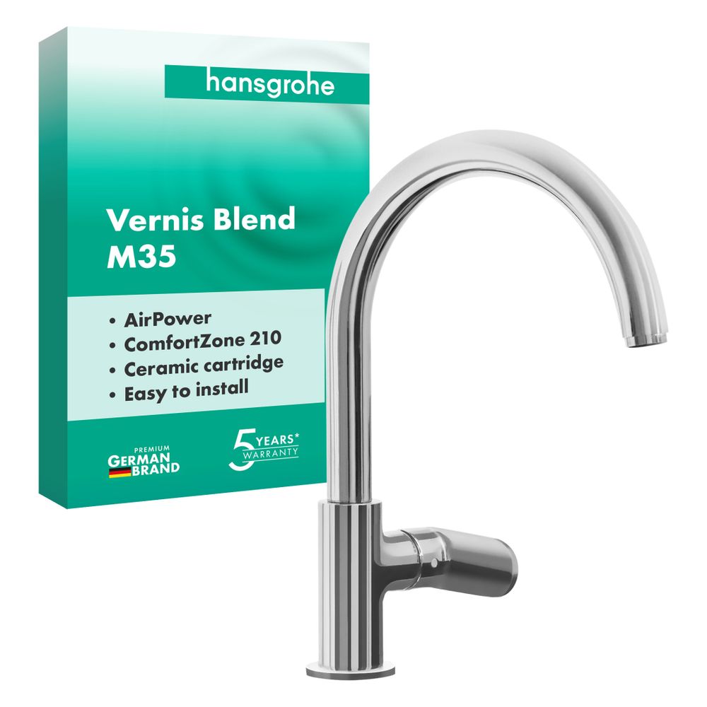 hansgrohe Vernis Blend M35 Einhebel-Küchenmischer 210mm 11,1l/min 1jet, Chrom... HANSGROHE-71870000 4059625321362 (Abb. 3)