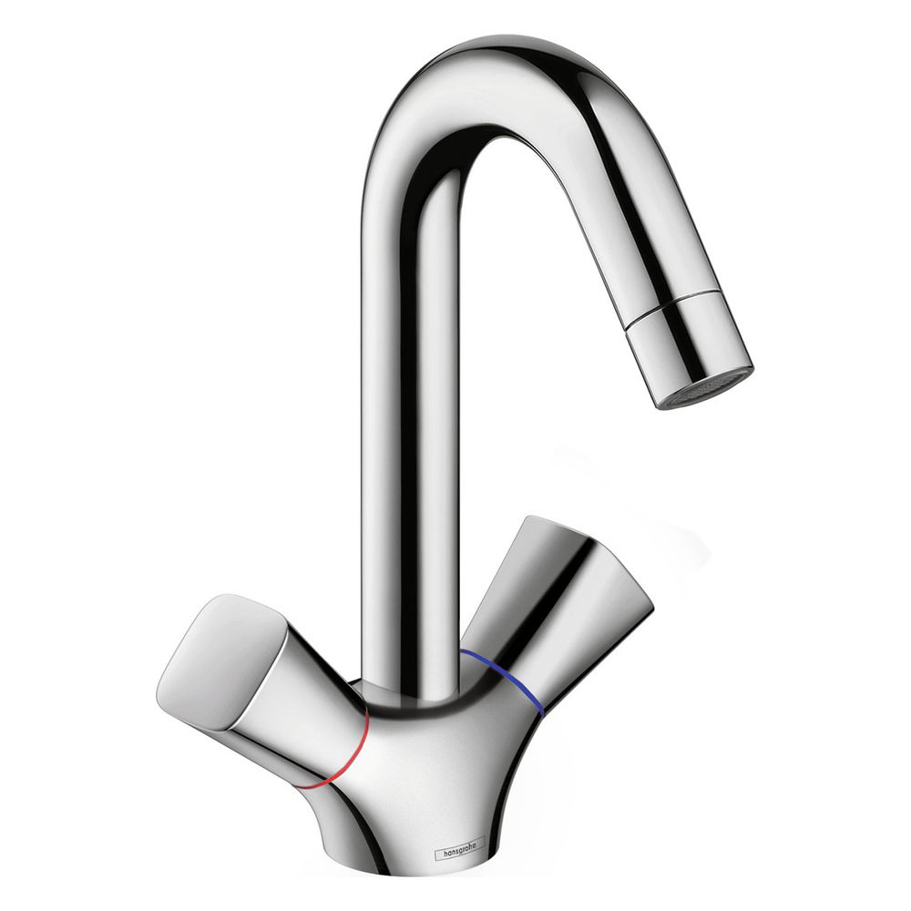 hansgrohe Logis 2-Griff Waschtischarmatur 150mm, mit Zugstangen-Garnitur, Chrom... HANSGROHE-71222000 4011097738406 (Abb. 2)