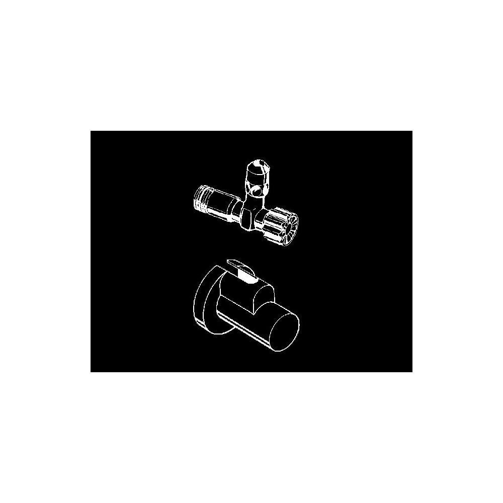 Hansgrohe Eckventil mit Schuber Abgang G 3/8", Edelstahl Optik... HANSGROHE-13954800 4011097360423 (Abb. 4)