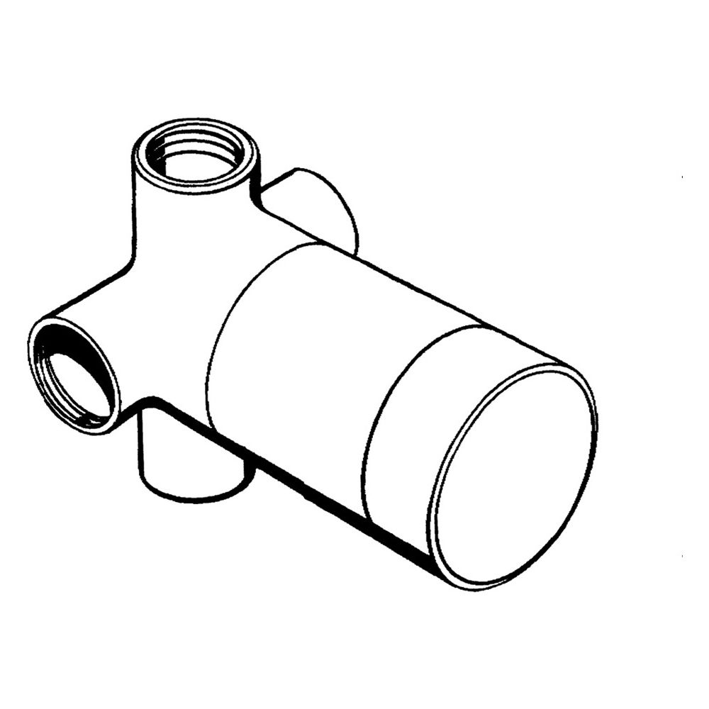 hansgrohe Grundkörper für Quattro 4-Wege Umstellventil Unterputz... HANSGROHE-15930180 4011097345239 (Abb. 5)