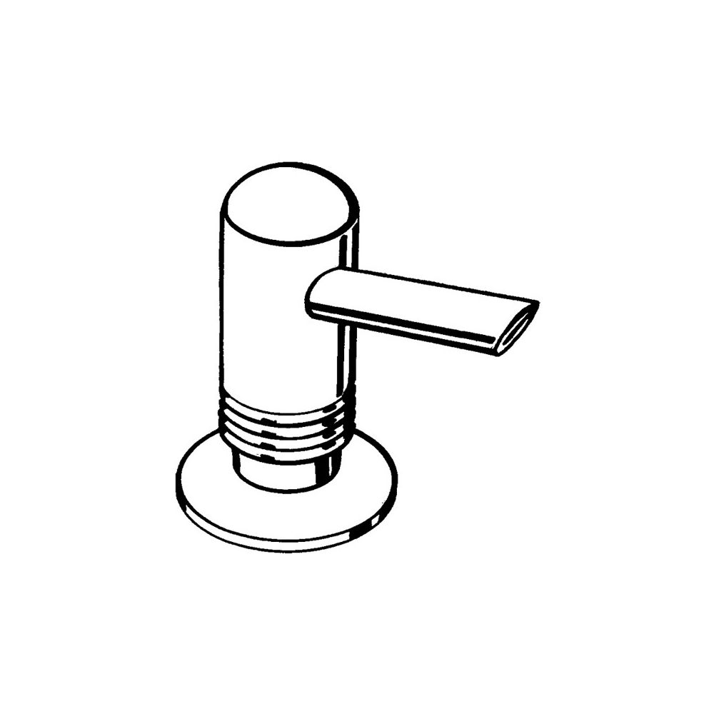 Hansgrohe Spülmittel-/ Lotionspender Einbauversion 300ml, Chrom... HANSGROHE-40418000 4011097191669 (Abb. 6)