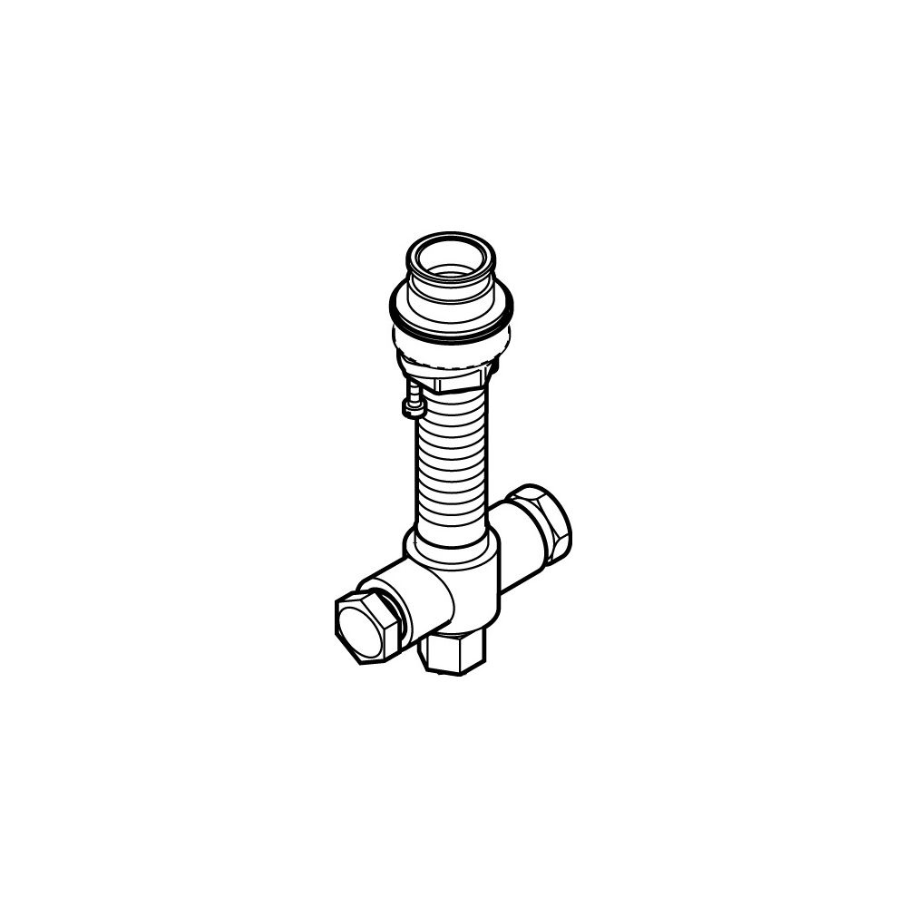 Hansgrohe Grundkörper Wanneneinlauf für 4-Loch Wannenrandarmatur... HANSGROHE-96125000 4011097280103 (Abb. 4)