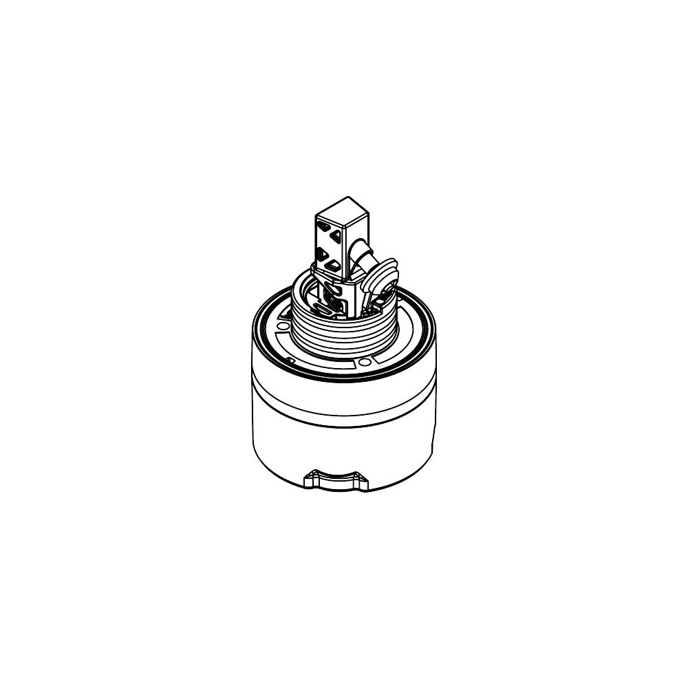 Hansgrohe Kartusche komplett M45 DUP Brausenmischer Highflow, 98285000... HANSGROHE-98285000 4011097727325 (Abb. 2)