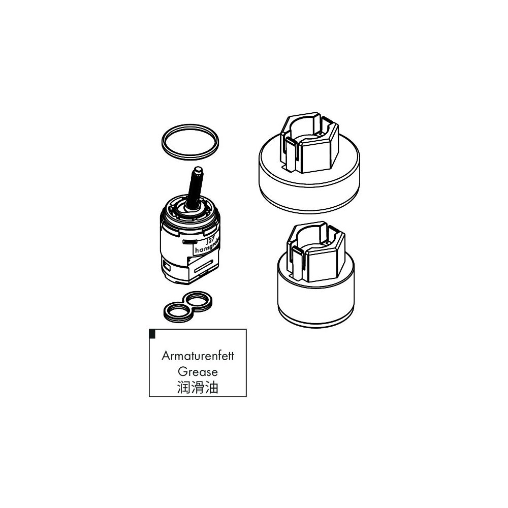 hansgrohe Joystick Kartusche J27... HANSGROHE-96783000 4011097477077 (Abb. 2)