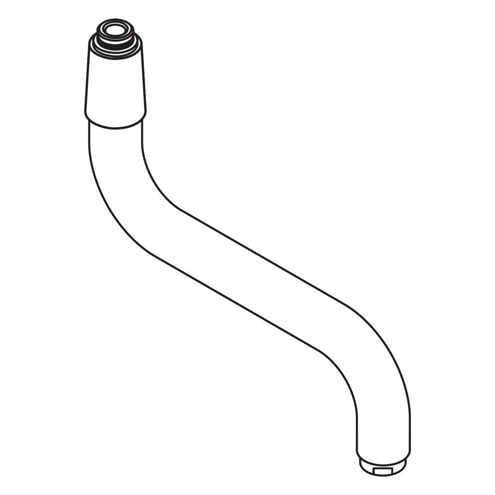 Hansgrohe Auslauf 200mm für Küche Wand, Chrom, 92616000... HANSGROHE-92616000 4011097779133 (Abb. 2)