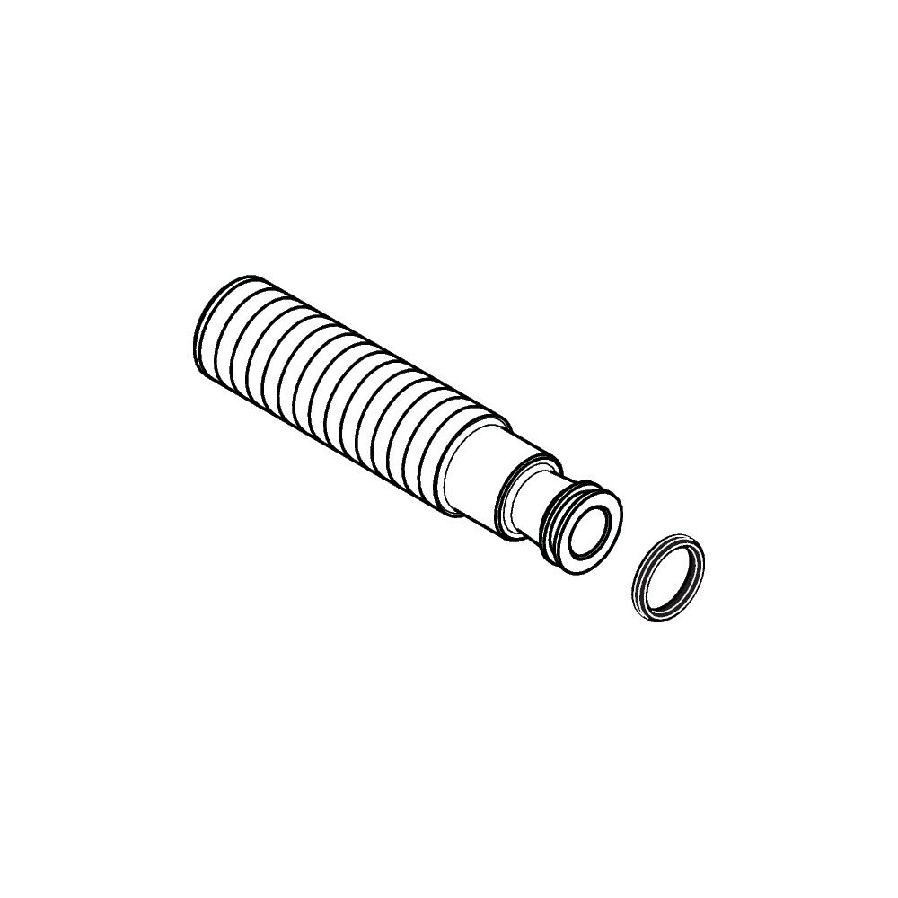 hansgrohe Anschlussstutzen G 1/2" für 2-Loch Waschtischarmatur Unterputz, Chrom... HANSGROHE-95626000 4011097666716 (Abb. 2)