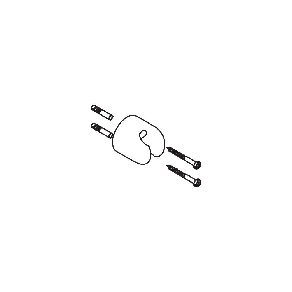 Hansgrohe Pharo Handbrausenhalter B-Paneel, Chrom, 96532000... HANSGROHE-96532000 4011097371559 (Abb. 2)