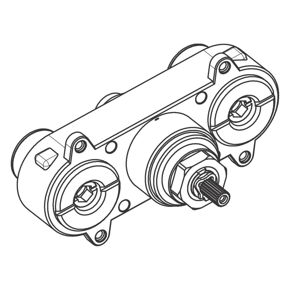 Hansgrohe Funktionsblock komplett BTC, 98504000... HANSGROHE-98504000 4011097596532 (Abb. 2)