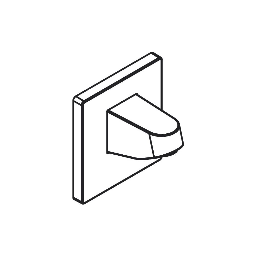 Hansgrohe Pulsify Wandanschluss für Kopfbrause 105mm, Mattschwarz... HANSGROHE-24139670 4059625340998 (Abb. 4)