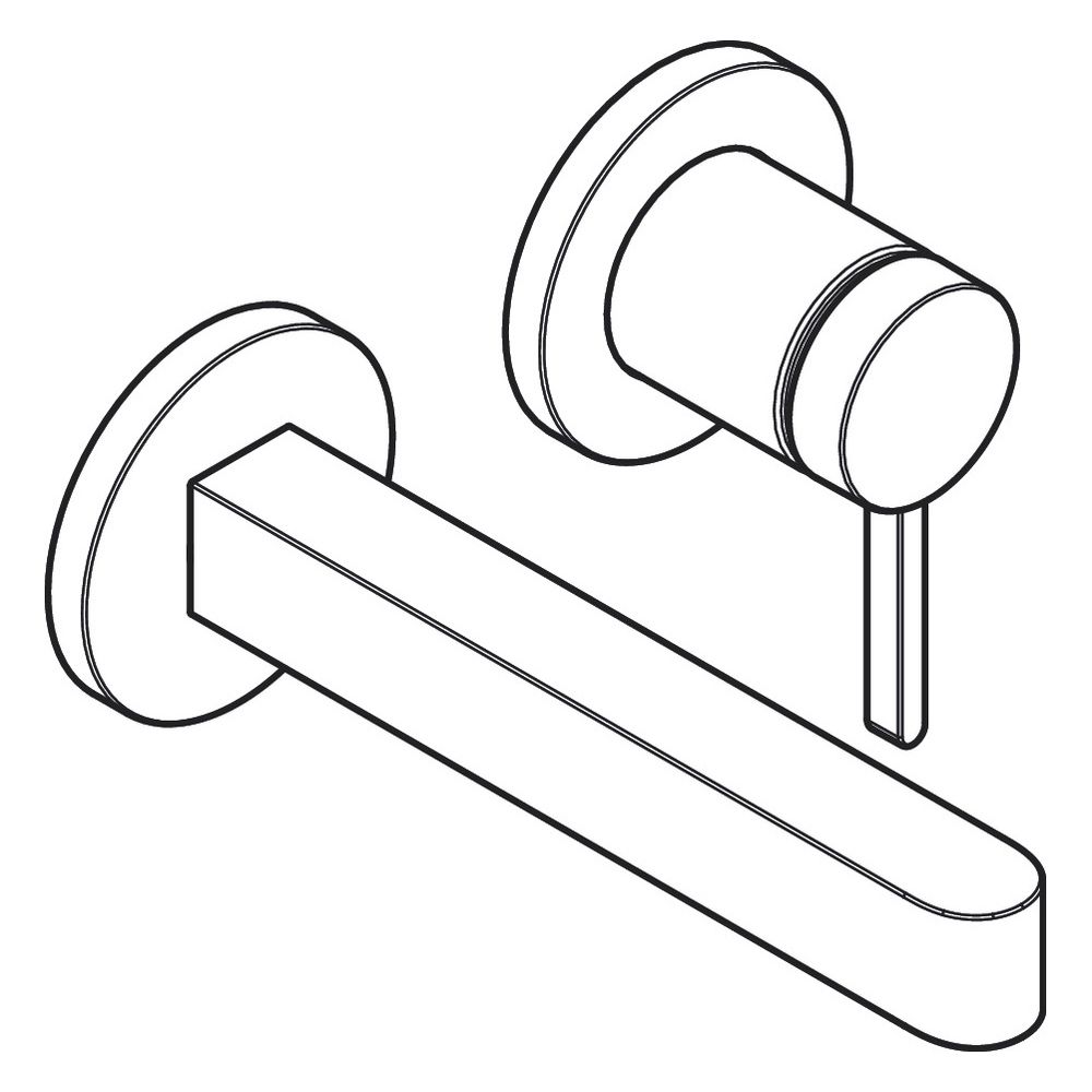 hansgrohe Finoris 2-Loch Waschtischmischer Unterputz 5l/min, Chrom, F-Set kurzer Au... HANSGROHE-76051000 4059625337820 (Abb. 4)