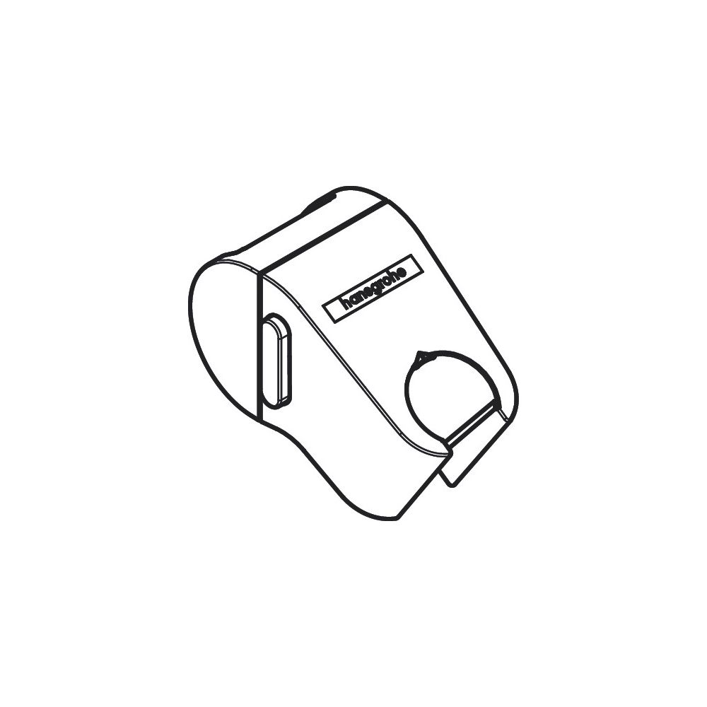 hansgrohe WallStoris Push-Handbrausehalterung, Mattschwarz... HANSGROHE-27917670 4059625347331 (Abb. 4)