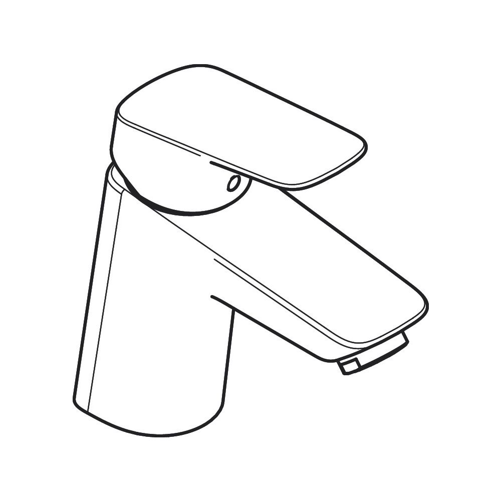 hansgrohe Logis Einhebel-Waschtischmischer 70mm 5l/min Mattschwarz ohne Garnitur... HANSGROHE-71071670 4059625460535 (Abb. 4)